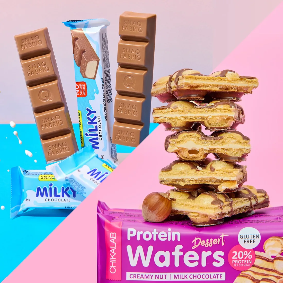 Bombbar, Chikalab and SNAQ FABRIQ protein bars